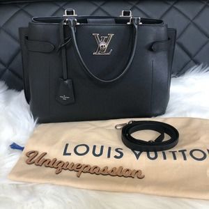Louis Vuitton Black Lockme Day Tote